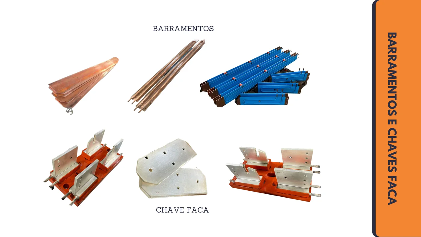 Barramentos e chaves faca